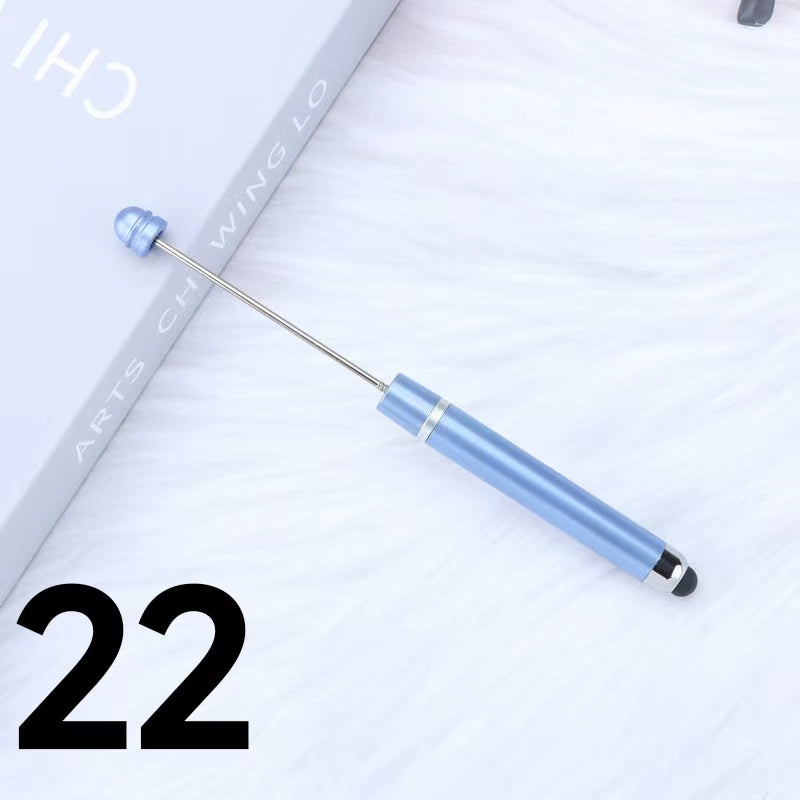 Plastic Stylus Beadable Pen (Touchable and Writable) Multi-color Option