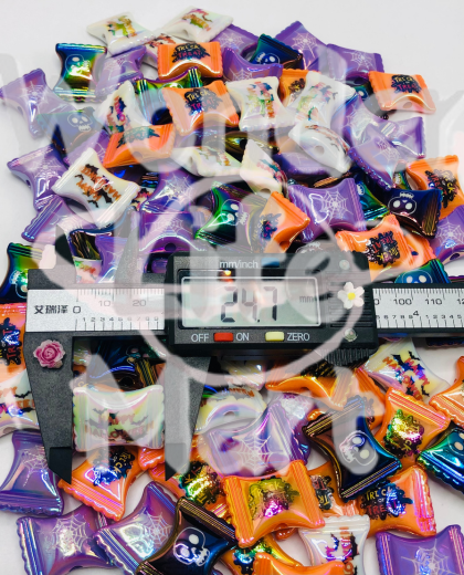 Halloween series Cartoon uv candy beads Colorful candy beads Random Mix 25mm