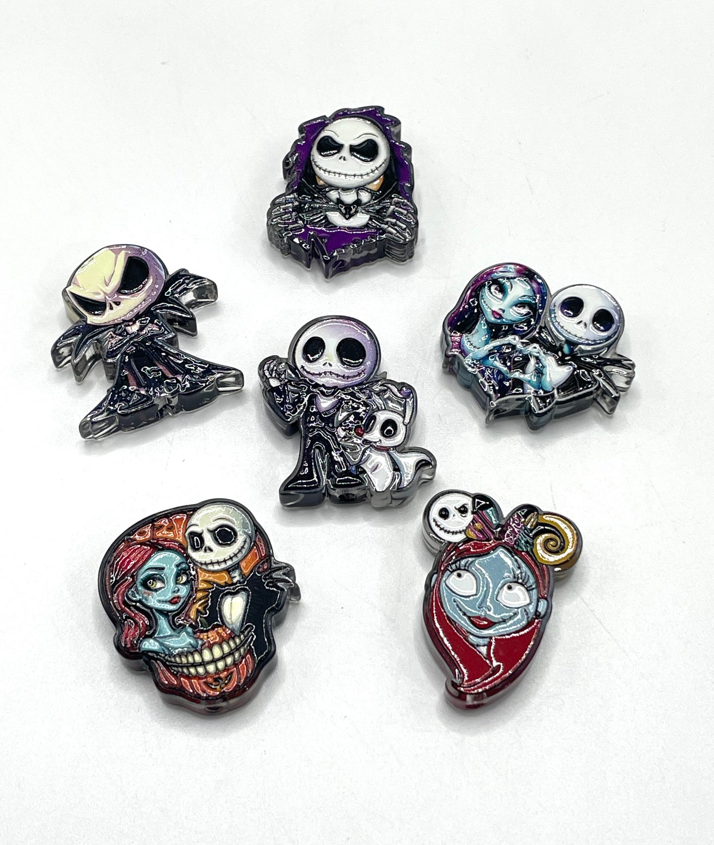 Acrylic beads Halloween Series Cartoon acrylic bead string （16mm-18mm）