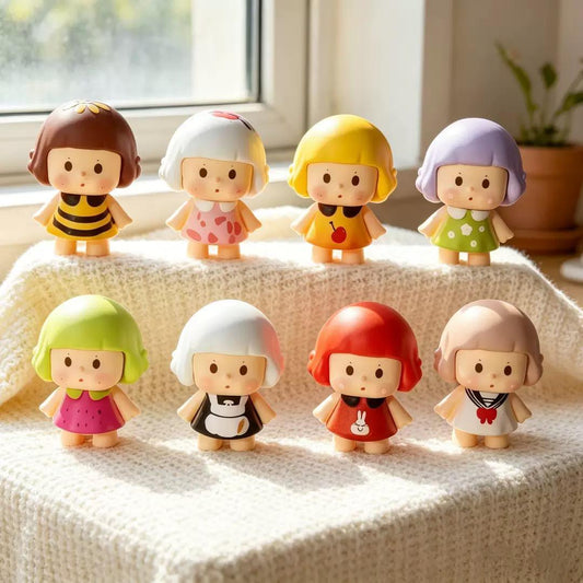 diy pen topper cute girl character figure