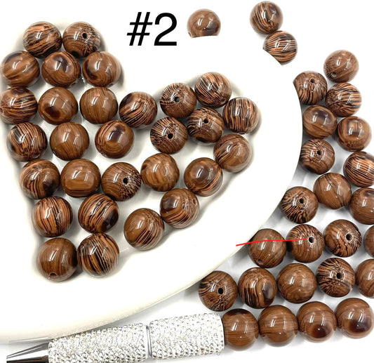 Acrylic beads glitter Shimmering luster Lava beads Cat's eye beads Various styles and types of beads 16mm