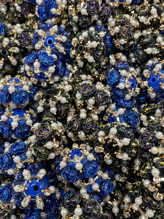 Flower beads Pendant beads Khinpyu Flower Pearl Random Mix