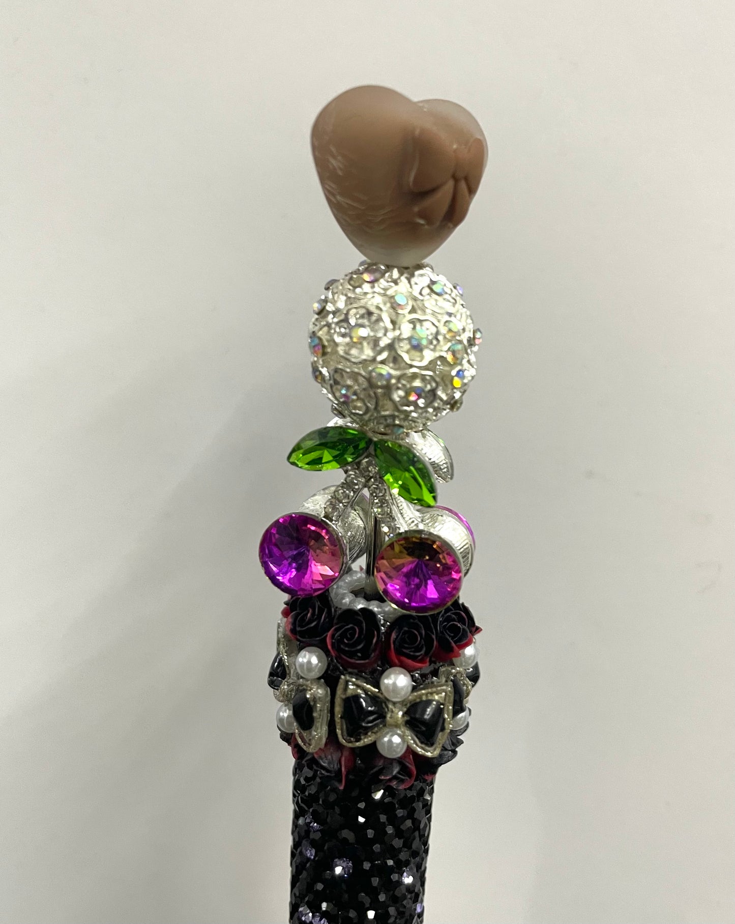 Fancy metal bead hollow flower metal bead