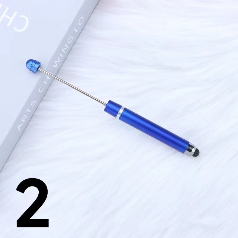 Plastic Stylus Beadable Pen (Touchable and Writable) Multi-color Option