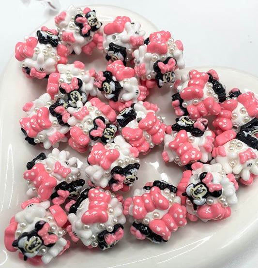 Acrylic charater bead mouse beads cartoon beads