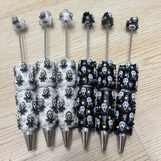 ghost pen horror pen Halloween Series Black and white bead pen Random Mix