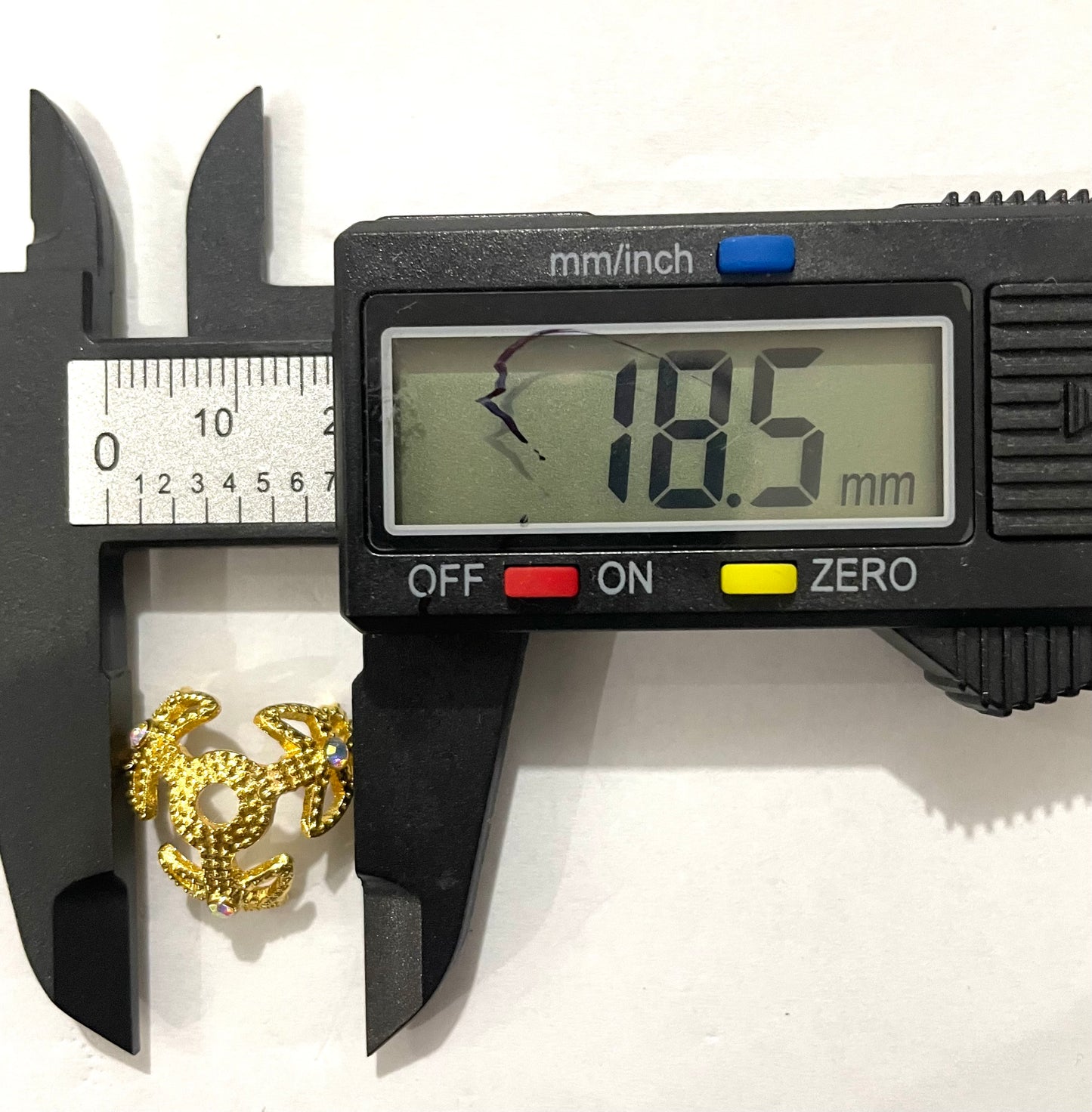 fancy spacer fancy butterfly shape bead cap metallic bead cap spacer gold silver