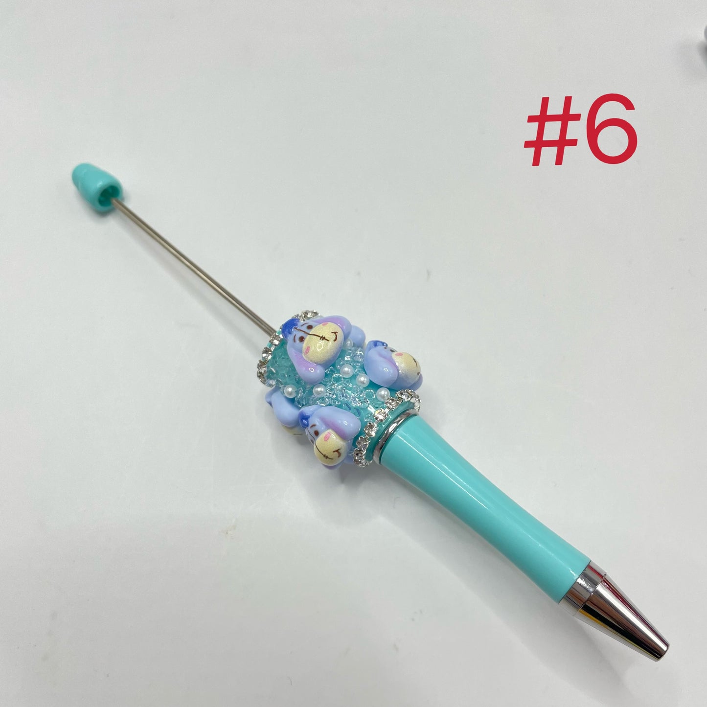 beadable pen character pen cartoon pen with winnie pooh  tiger  bear bee honey  mk,diy pen