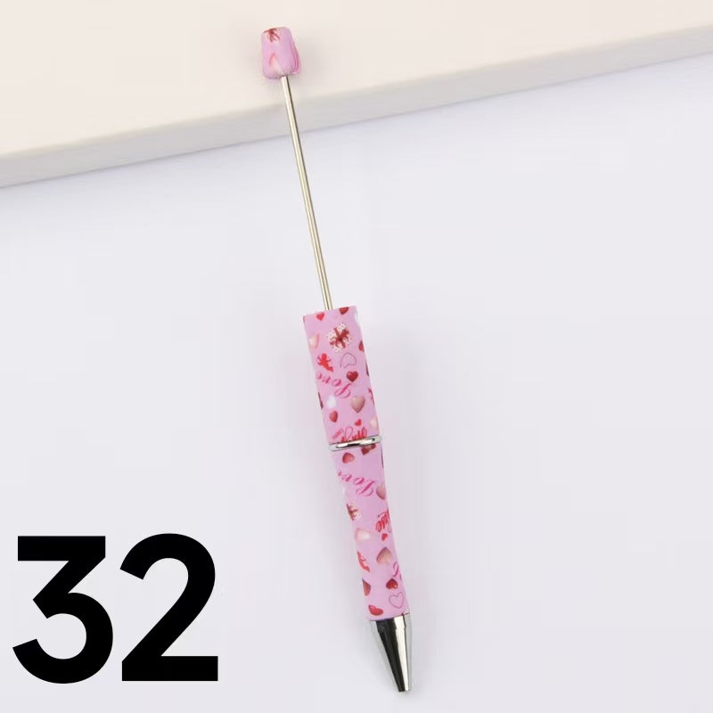 Ballpoint pens with various patterns Beadable pen (29-56)