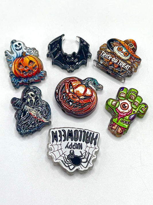 Acrylic beads Halloween Series Cartoon acrylic bead string （16mm-20mm）