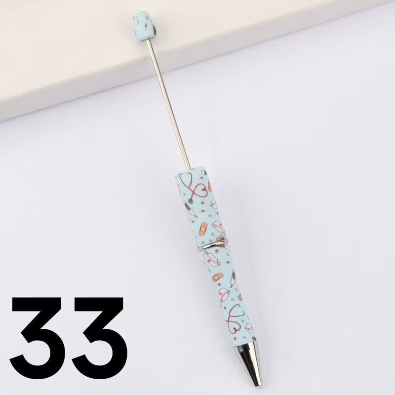 Ballpoint pens with various patterns Beadable pen (29-56)