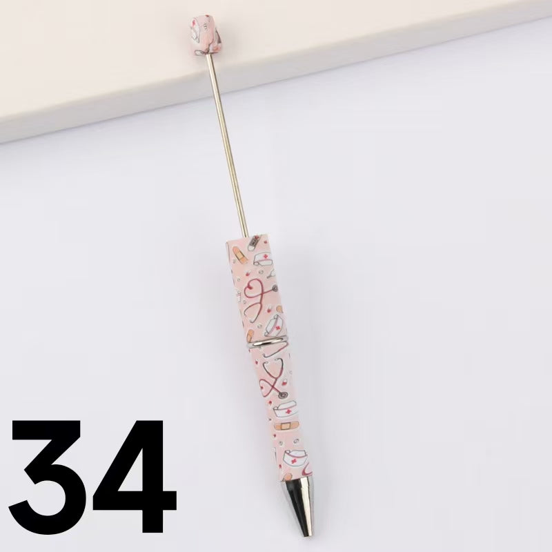 Ballpoint pens with various patterns Beadable pen (29-56)