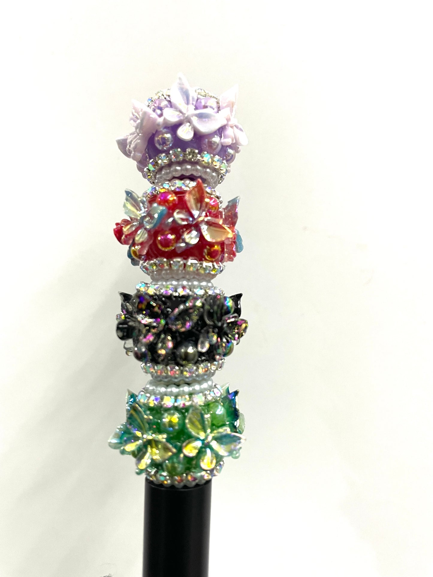 Fancy bead butterfly with pearl spacer fancy beads