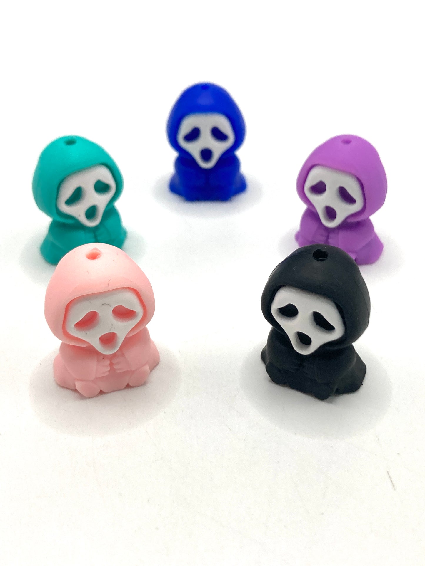 Silicone beads Masked Man Death Cartoon silicone beads 26mm