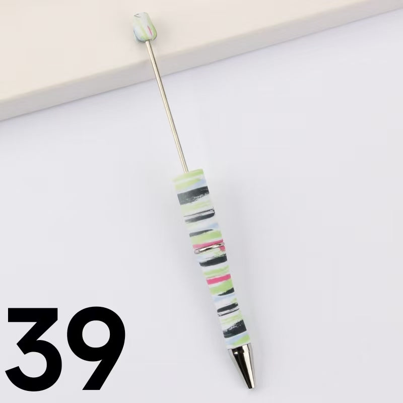 Ballpoint pens with various patterns Beadable pen (29-56)