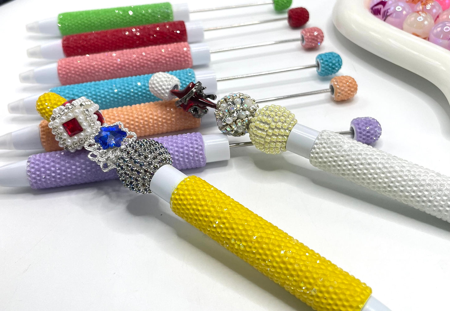 new arrivals diy beaded beadable jelly  rhinestone pen