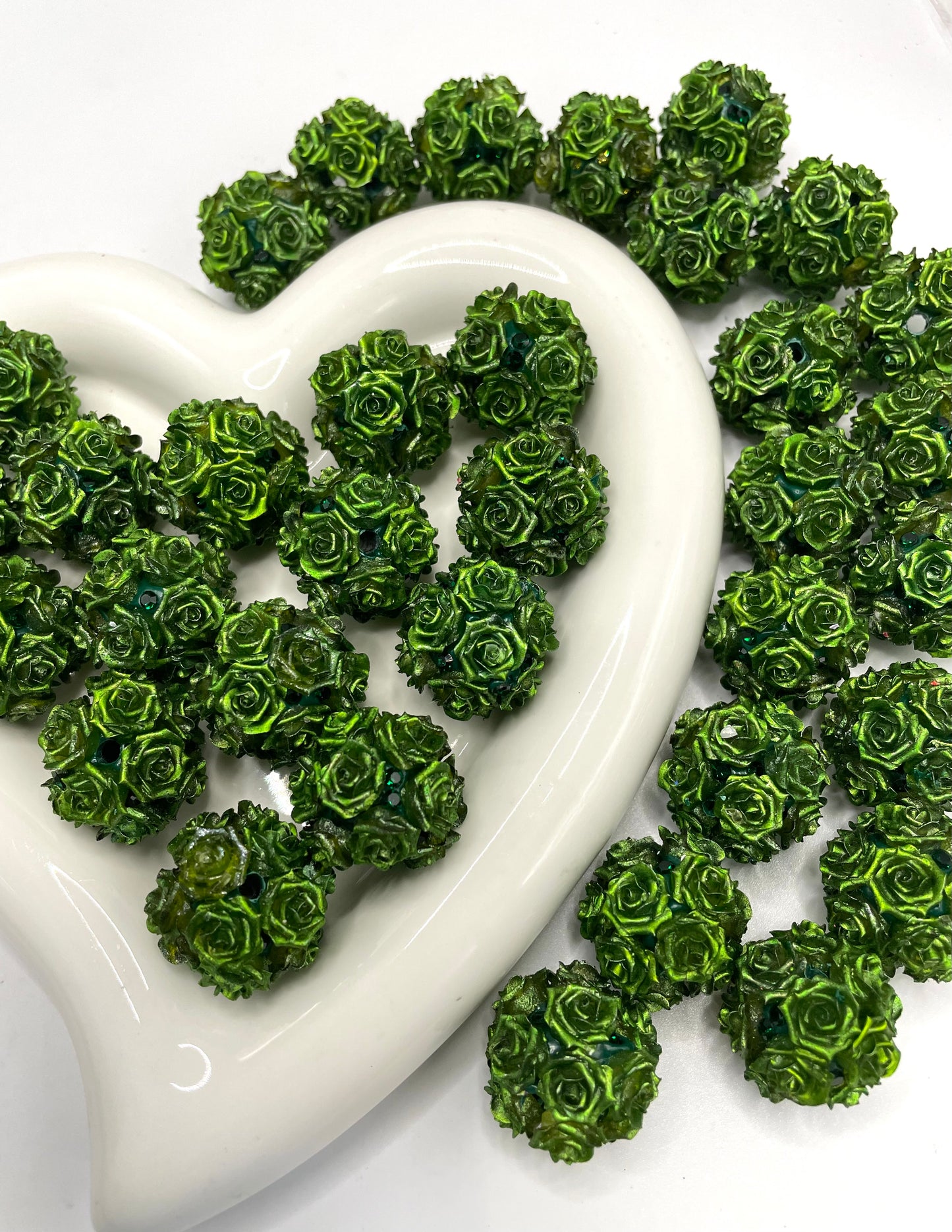 DIY rose flower beadable beaded beads flower beads festival Christmas vibes color winter autumn color ,random mix