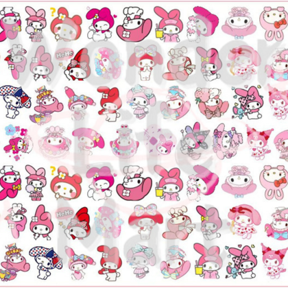 shake tiny acrylic Classic cartoon double through 2cm acrylic sheet DIY cartoon Random Mix