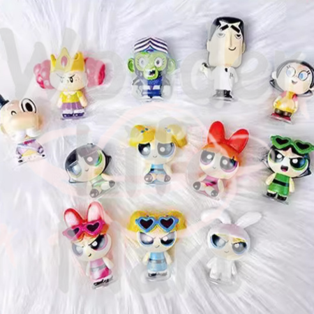 The Powerpuff Girls Mini Blind box Blind bag Desktop handwork Random Mix