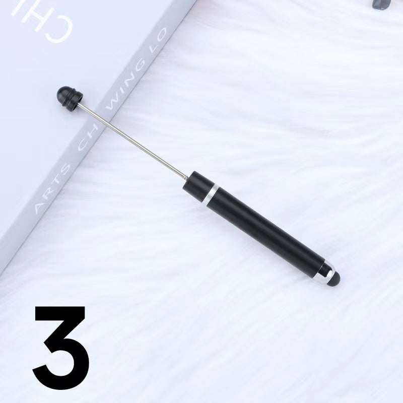 Plastic Stylus Beadable Pen (Touchable and Writable) Multi-color Option