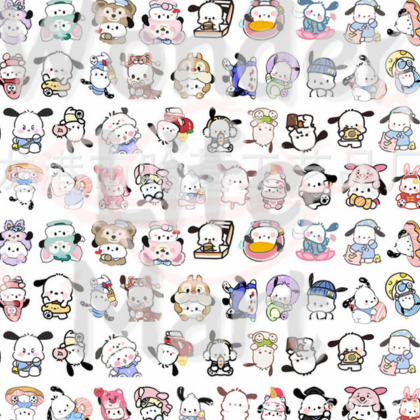 shake tiny acrylic Classic cartoon double through 4cm acrylic sheetDIY shaker cartoon Random Mix