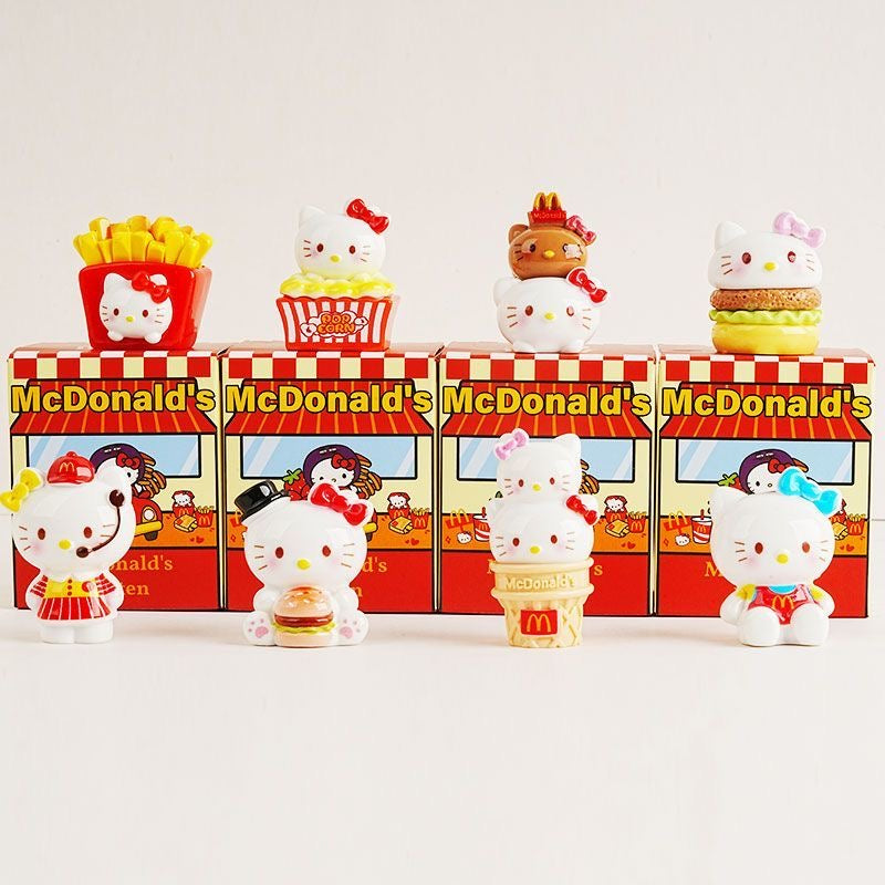 Sanri HK pen topper food chips hamburger figure