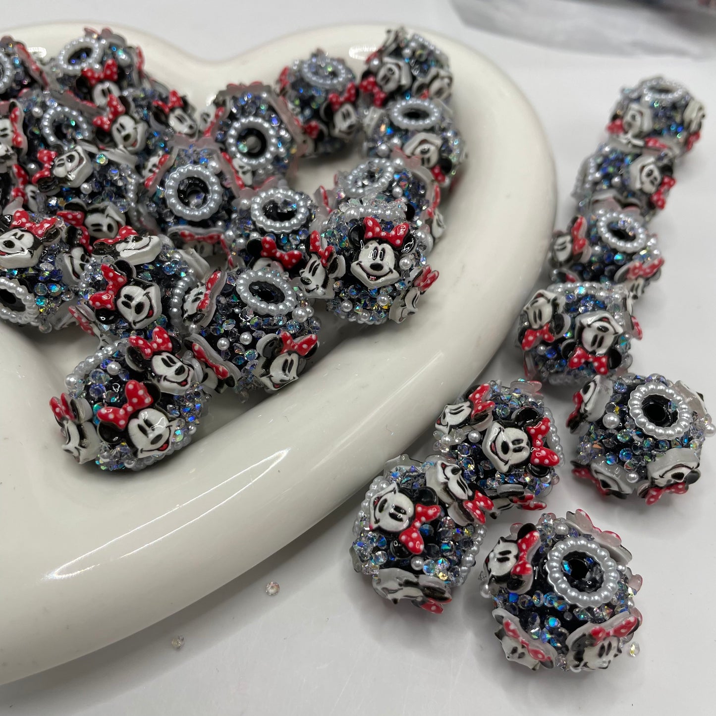 fancy character bead mks Cartoon bead mouse sugar beads character beads figure