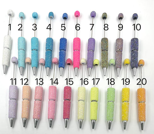 Neon beads jelly beads Clay Glitter Bead Pencil Random Mix