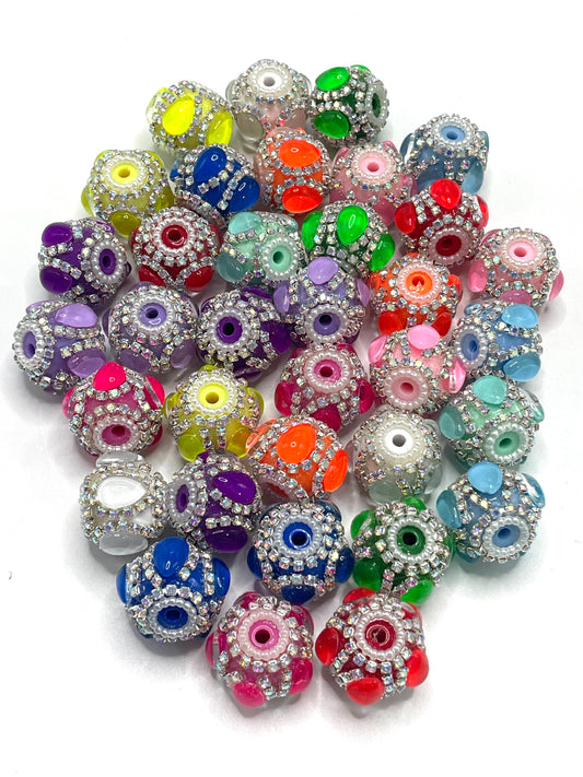 Chain beads Chain Waterdrop Rhinestone Pearl gasket Random Mix