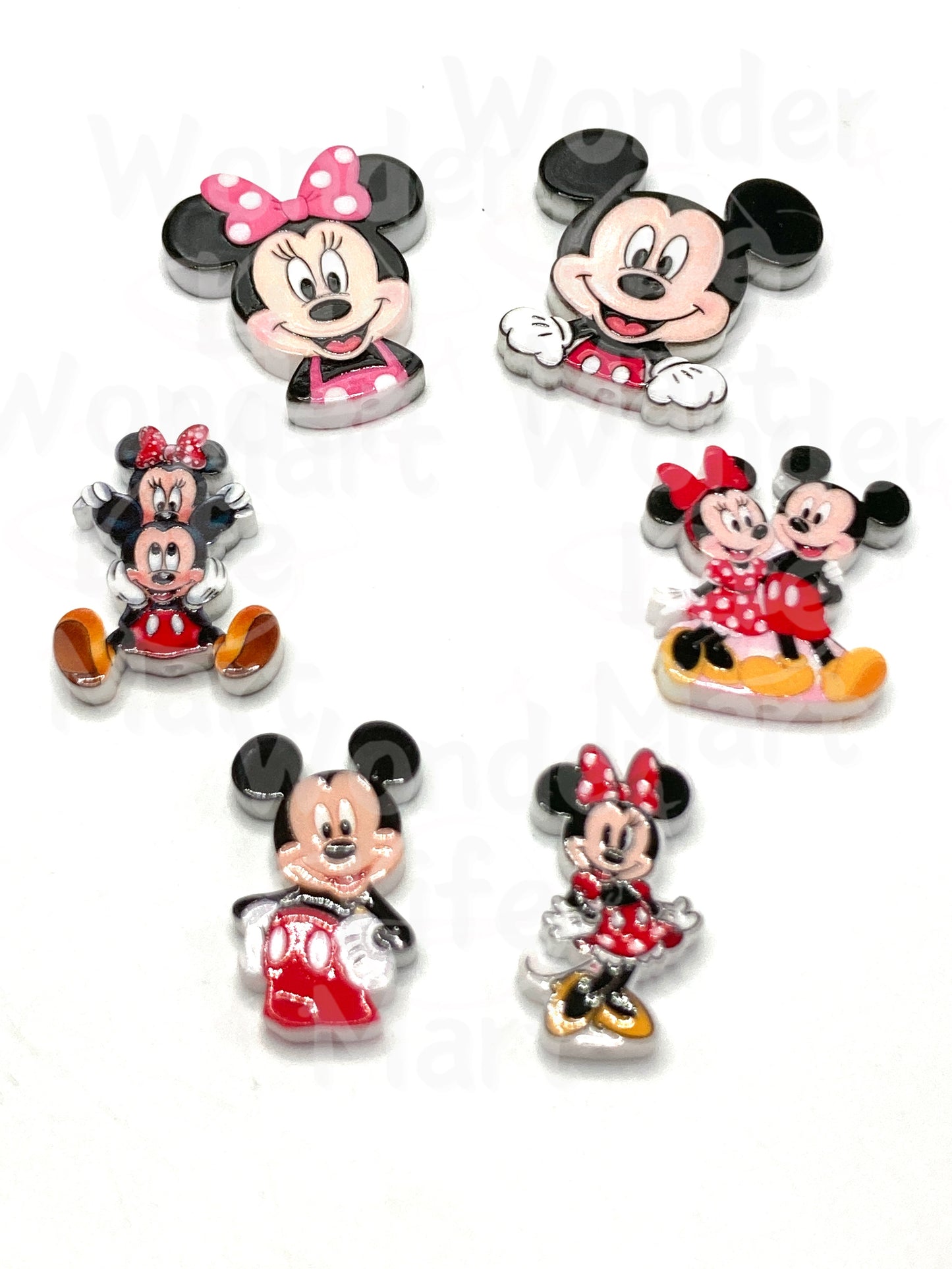 Acrylic bead beads Disney Mickey Winnie Super Mario Acrylic bead string Random Mix