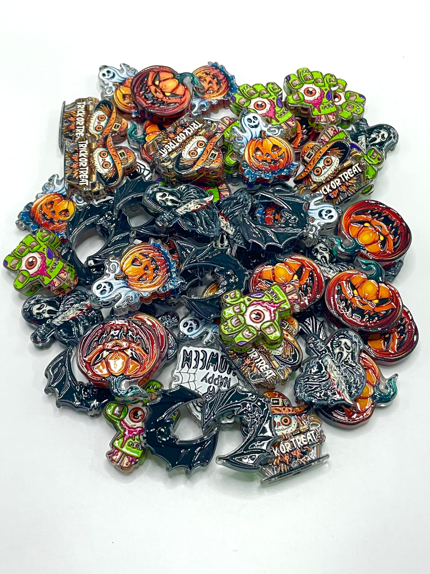 Acrylic beads Halloween Series Cartoon acrylic bead string （16mm-20mm）