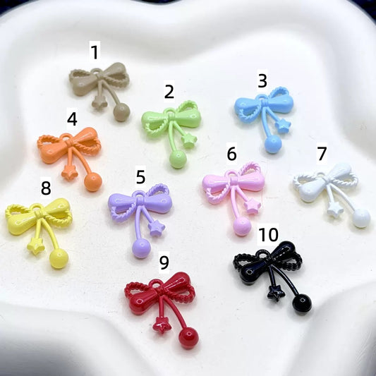 BOW Pendant DIY decorative item Metal alloy pendant