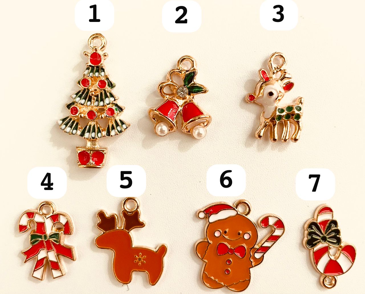 Pendant DIY Metal Decorative Items Christmas Series  Random Mix charm