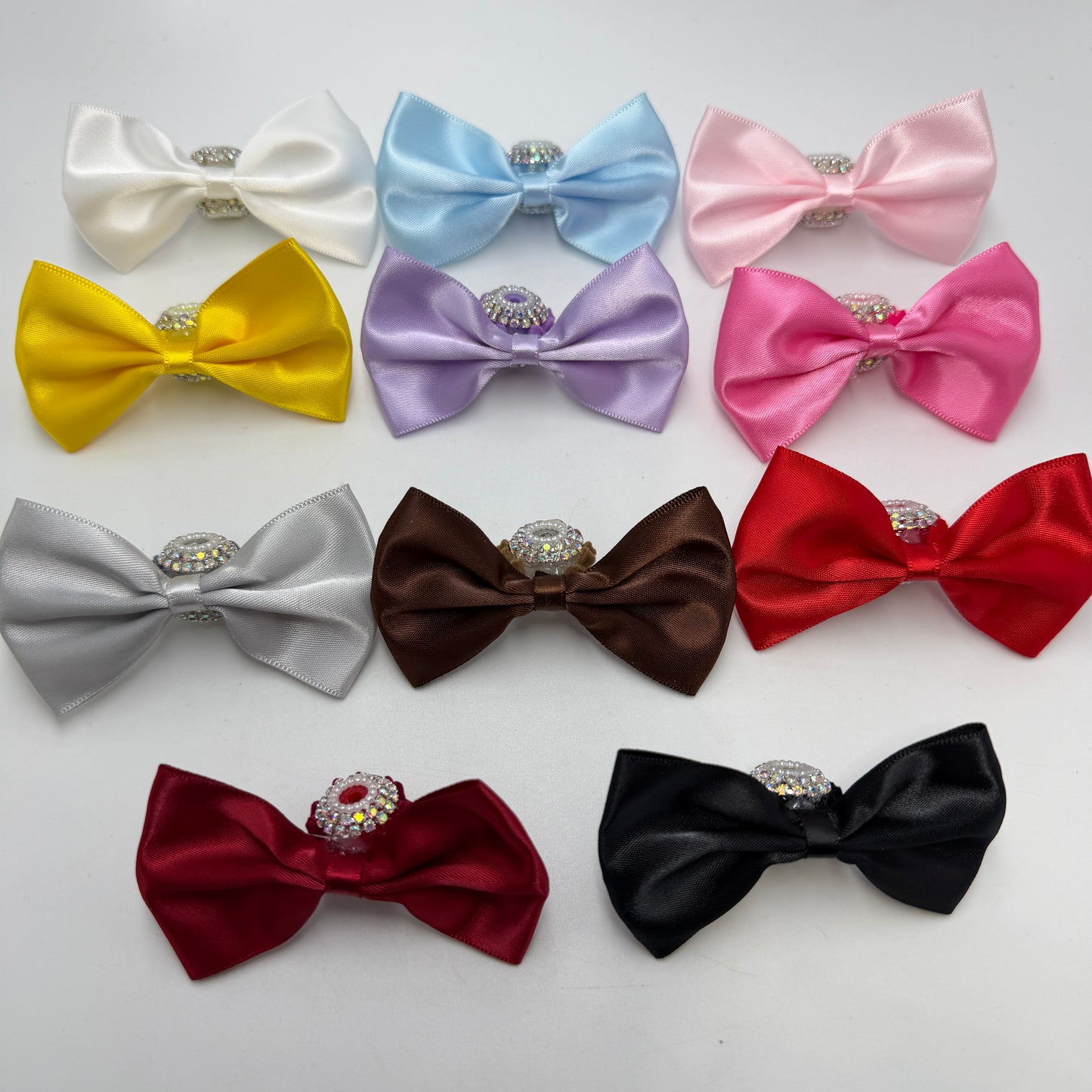 textile bow fancy bead fuzzy bow with fabric bow beads
