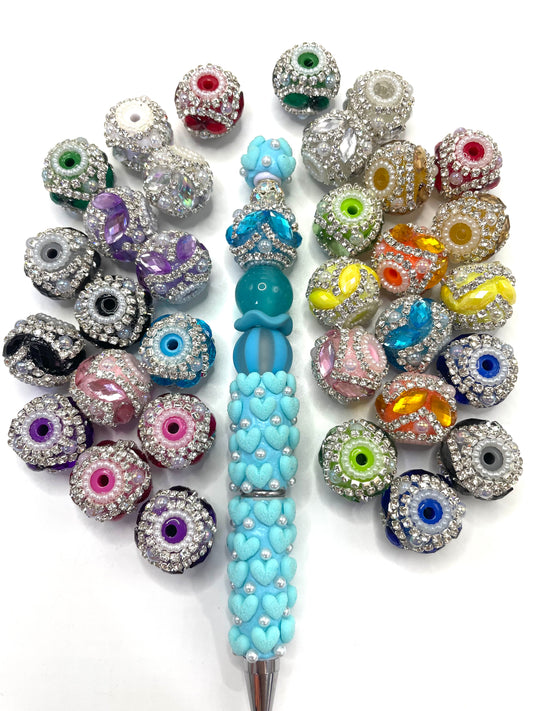 Fancy Beads Rhombus zigzag Chain Pearl gasket Bubble Random Mix