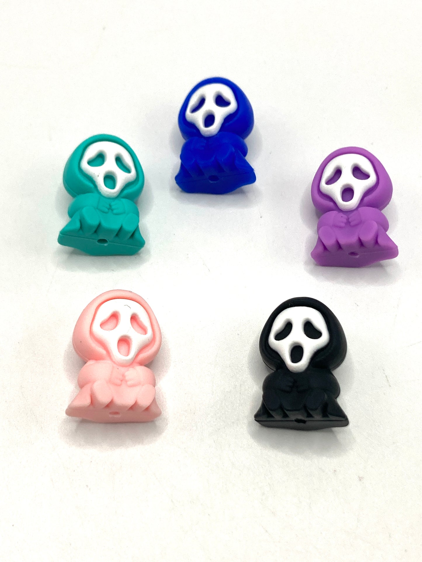 Silicone beads Masked Man Death Cartoon silicone beads 26mm