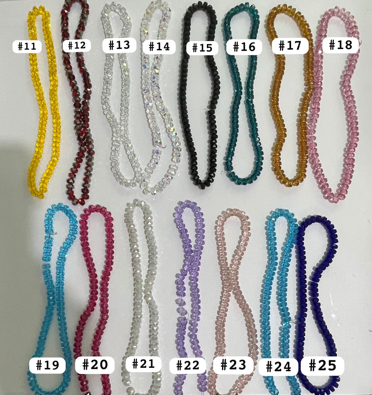 Rhinestone Gemstone necklace DIY pendants Colored zircon pendant