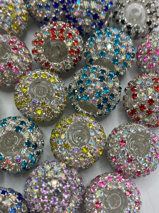 Acrylic beads Chain beads Colored rhinestone chain acrylic beads