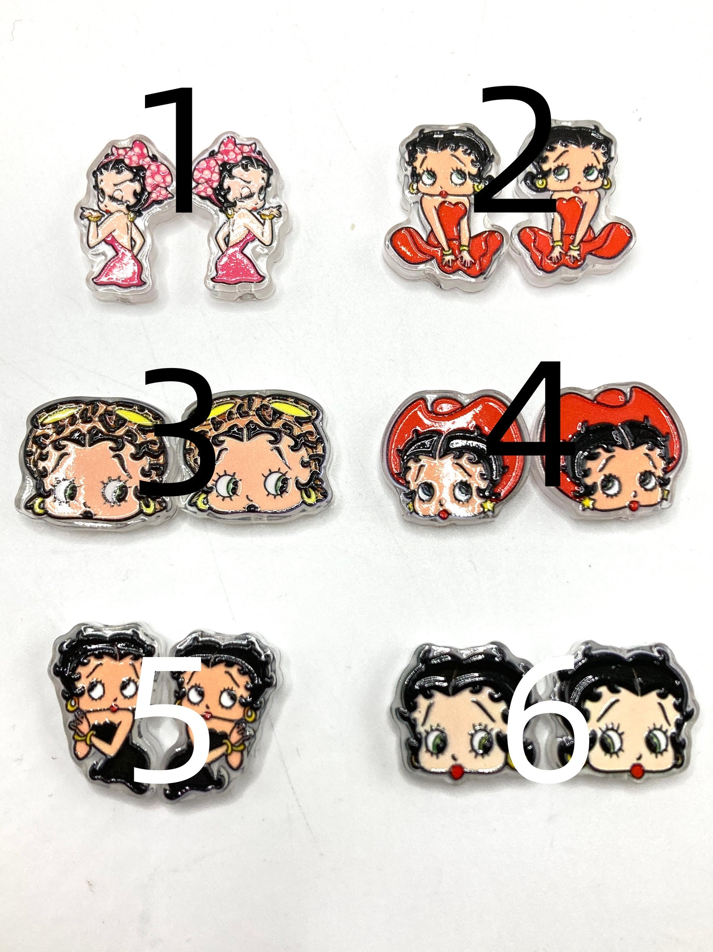Betty Acrylic bead string Sexily attractive woman Random Mix