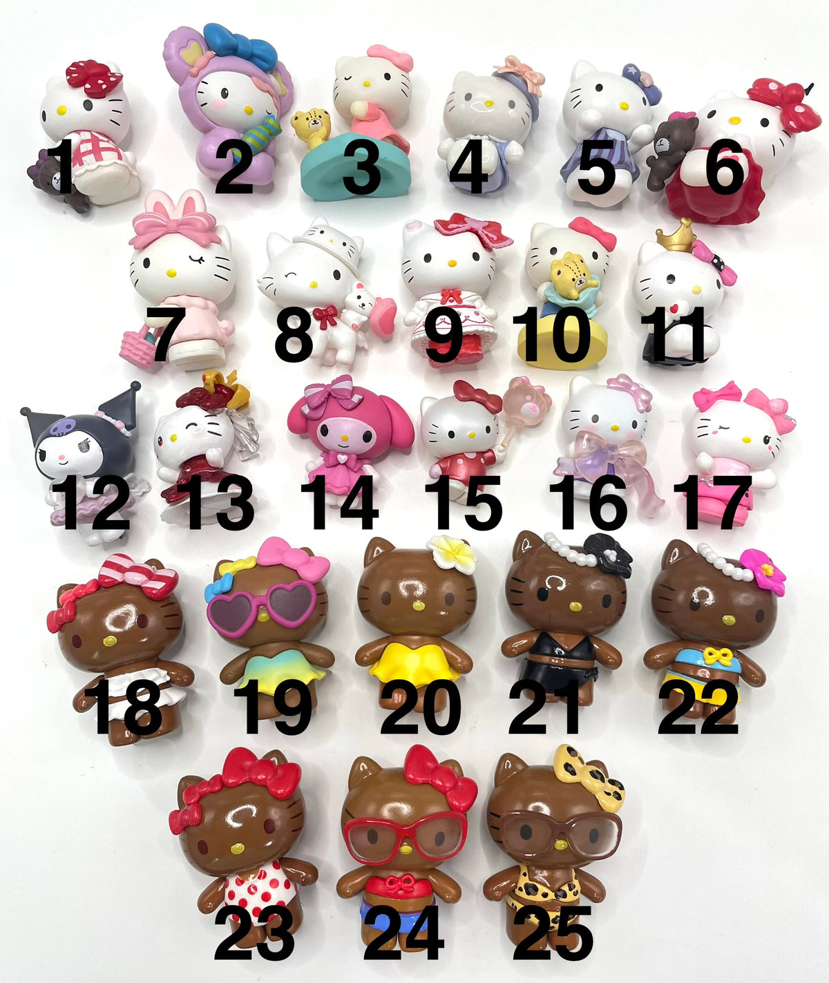 Pen topper character figure HK Sanri diy charm diy beads diy topper kt hello