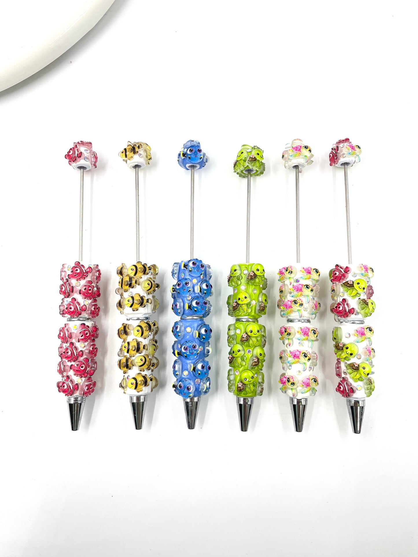 Finding Nemo Clay pen Little Fish Pen Cute Cartoon Clay Bead Pencil Random Mix