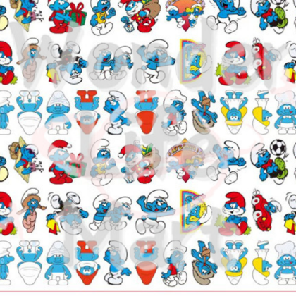 shake tiny acrylic Classic cartoon double through 4cm acrylic sheet DIY shaker cartoon Random Mix