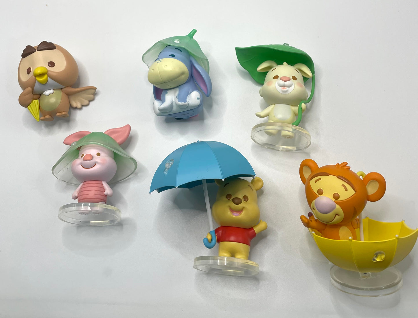 raining day raining season Winnie pooh pen topper figure character bling bag