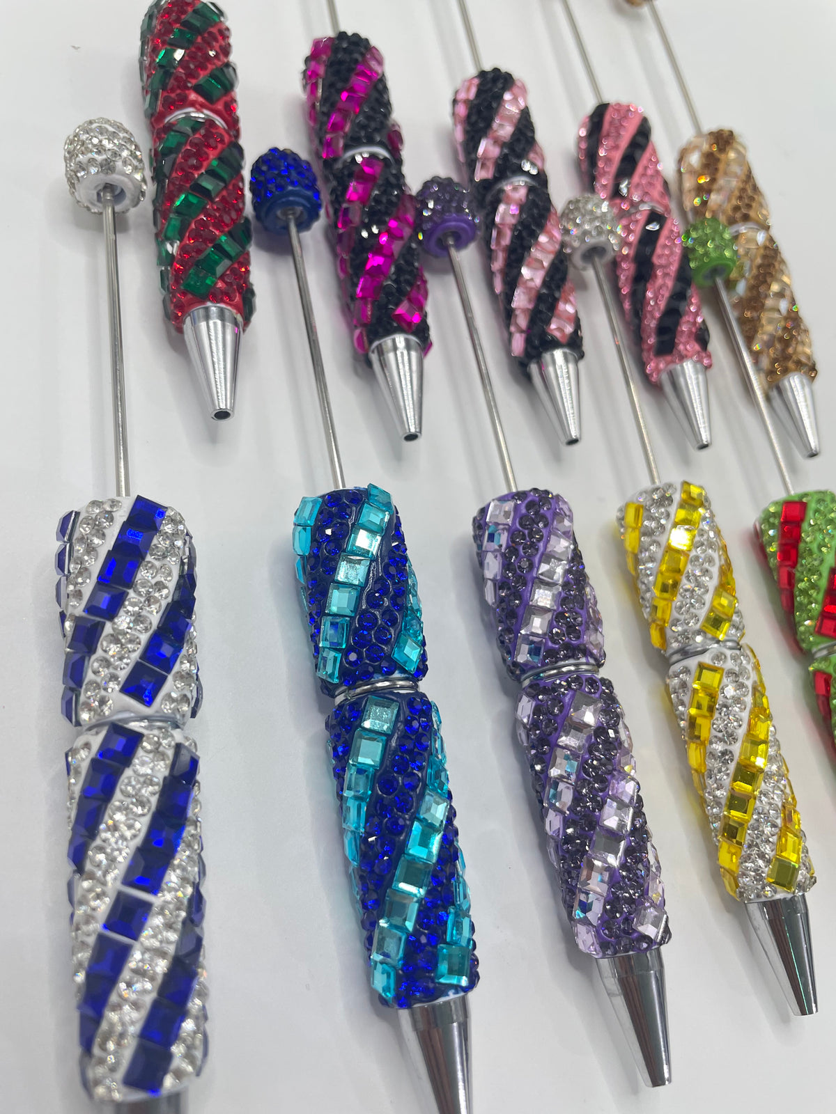 diy pen twist pen rhinestone pen with glass