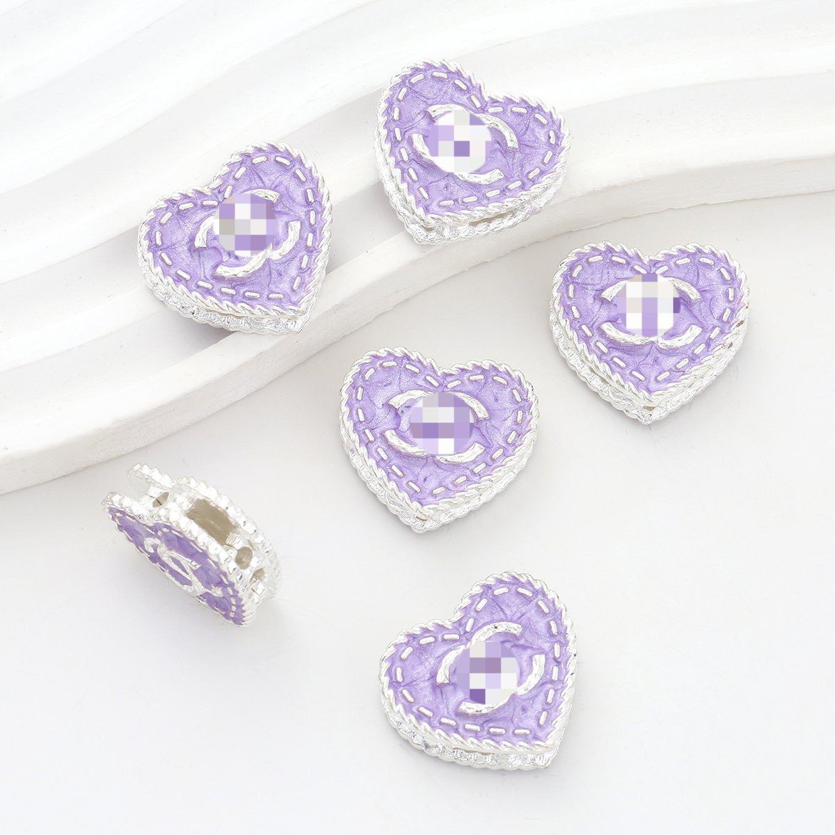 DIY beaded beadable design beads CC beads metallic CC fancy beads