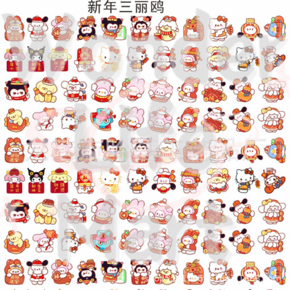 shake tiny acrylic Classic cartoon double through 2cm acrylic sheet DIY cartoon Random Mix