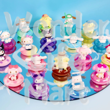 Sanri Series swim ring Cute cartoon character blind box blind bag Random Mix