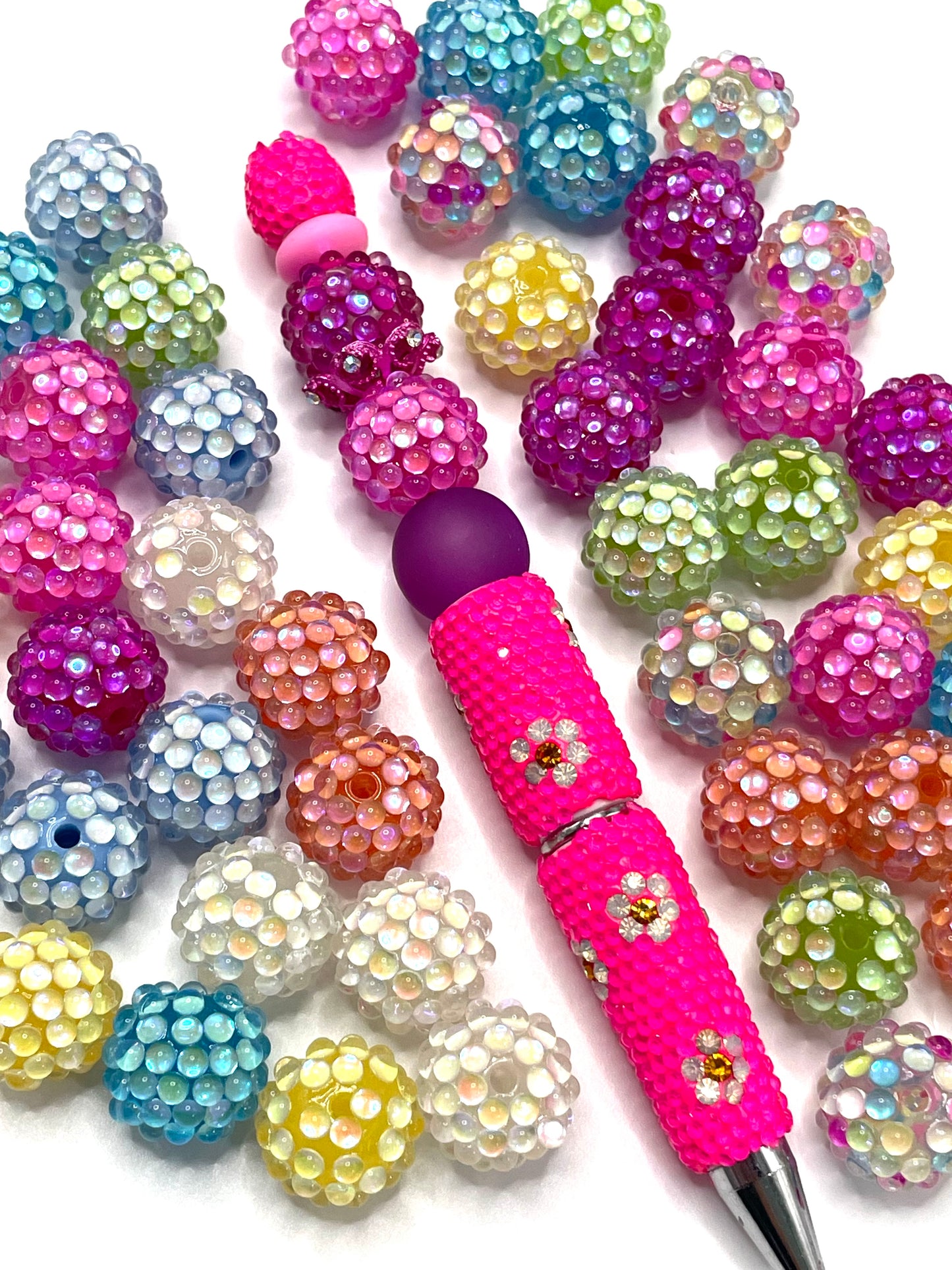 16mm bubble beads sold color bubble beads rhinestones bead