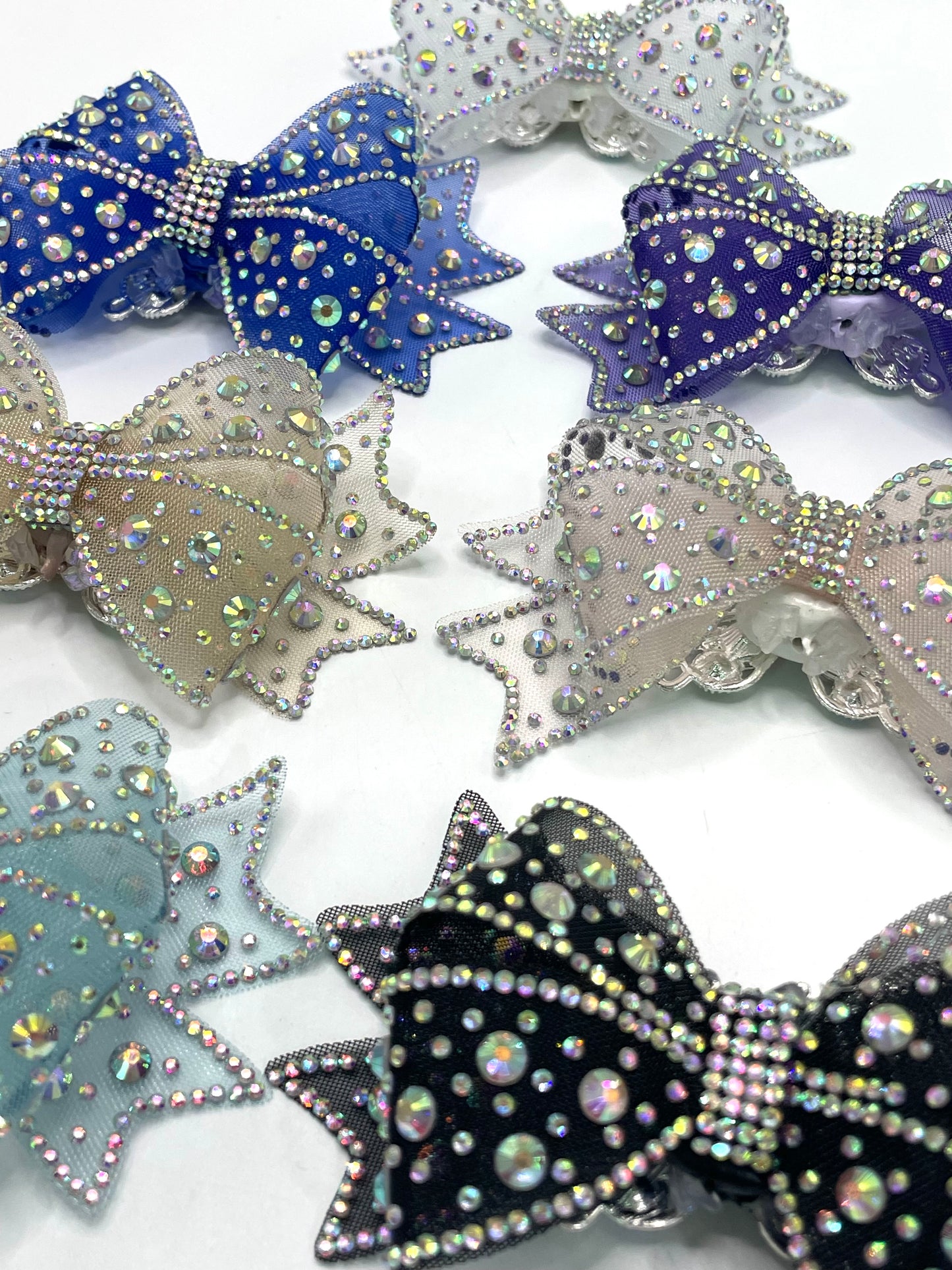 bow Clay beads Large bow Inlay Rhinestone Butterfly and Bow beads Weaving Random Mix