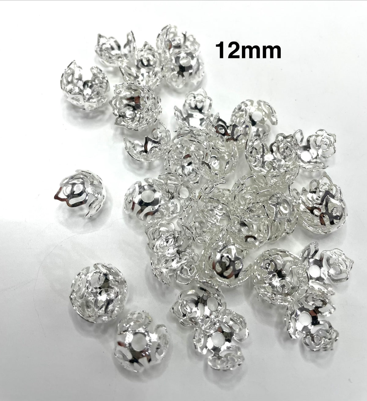 diy beaded beadable beady bead cap (Heart & star & butterfly )Shape Metal With Gold,Silver And Metal Color Heart Bead Spacer variety styles ,16mm